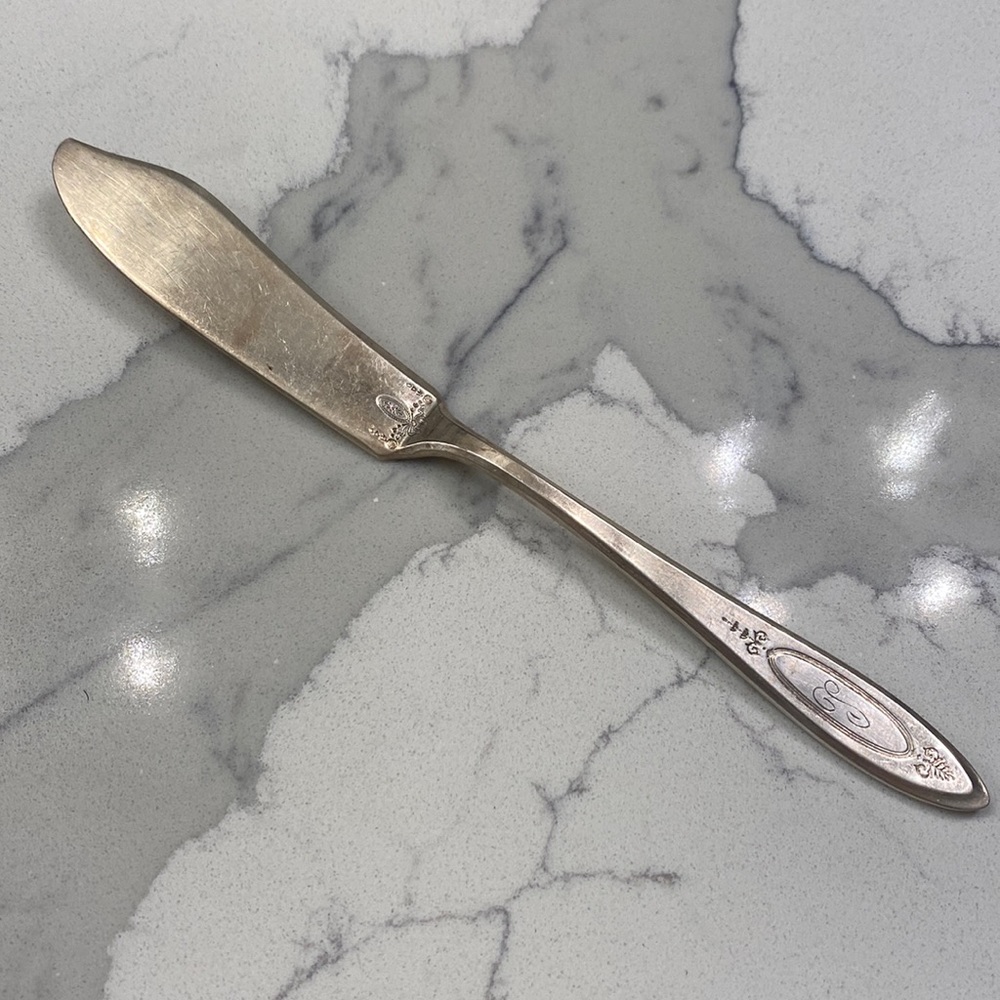 Silver butter knife